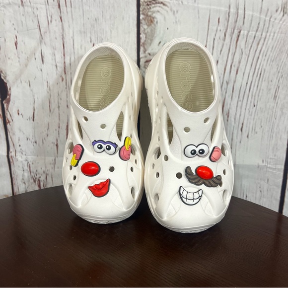 CROCS CAGED CLOG Red platform Clogs in size 7 - Picture 16 of 16